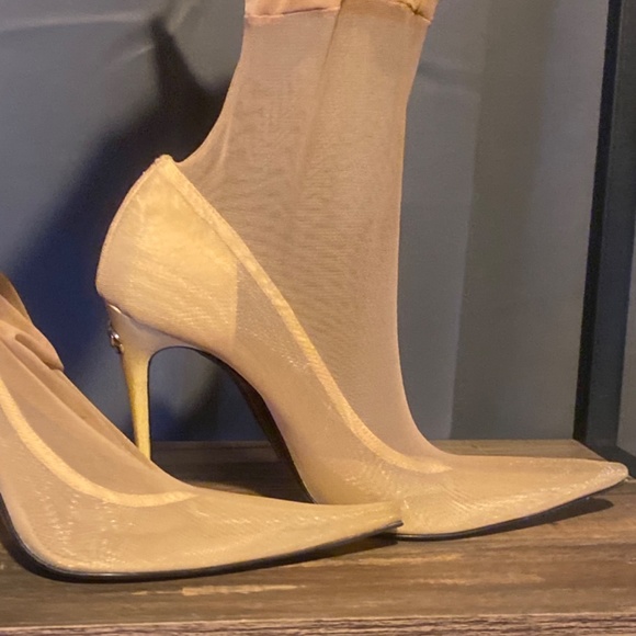 Current Dolce & Gabbana - Kim Stretch Tulle Ankle Boots - Picture 2 of 15